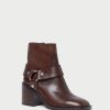 Women Loeffler Randall Boots | River Espresso Engineer Bootie