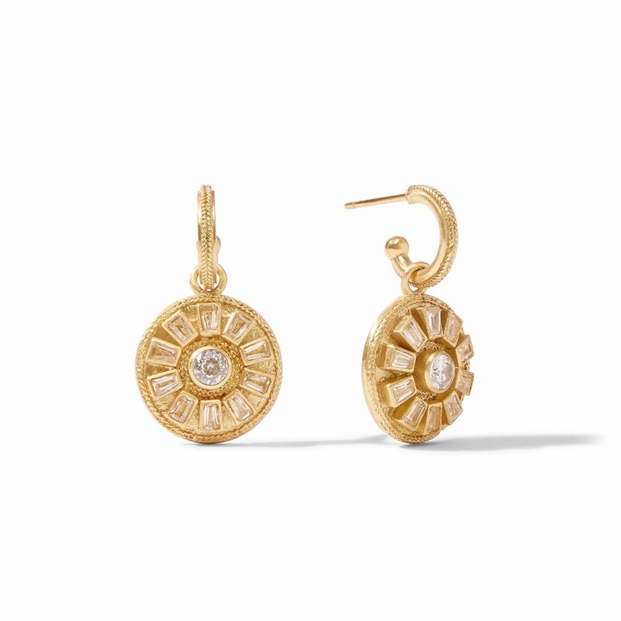 Women Julie Vos Jewelry | Aurora Hoop & Charm Earring