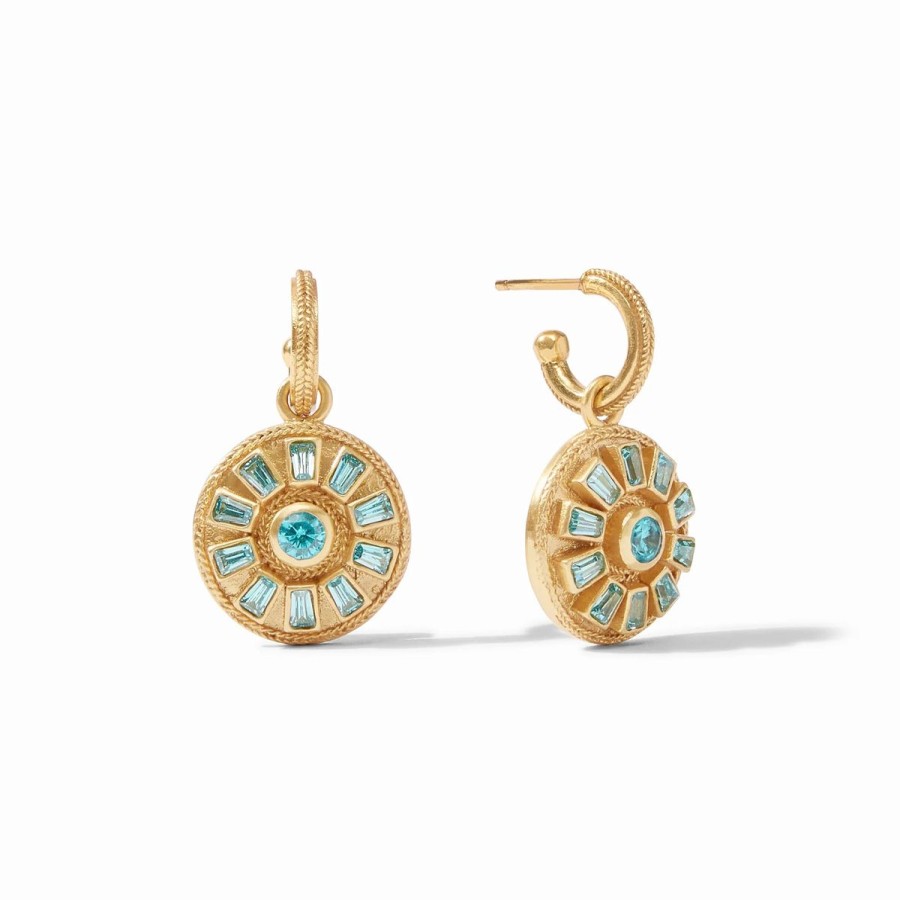 Women Julie Vos Jewelry | Aurora Hoop & Charm Earring