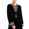 Women Allison Dresses | Velvet Romy Dress-Black