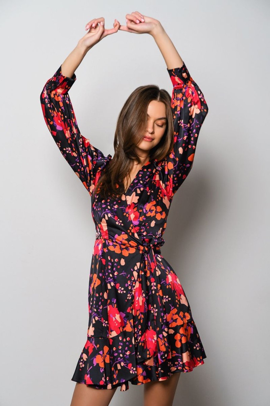 Women Hutch Dresses | Sophie Dress-Multi Splash Floral