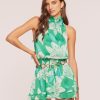 Women Ramy Brook Dresses | Dani High Neck Mini Dress