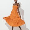 Women Cleobella Dresses | Allegra Midi Dress|Orange