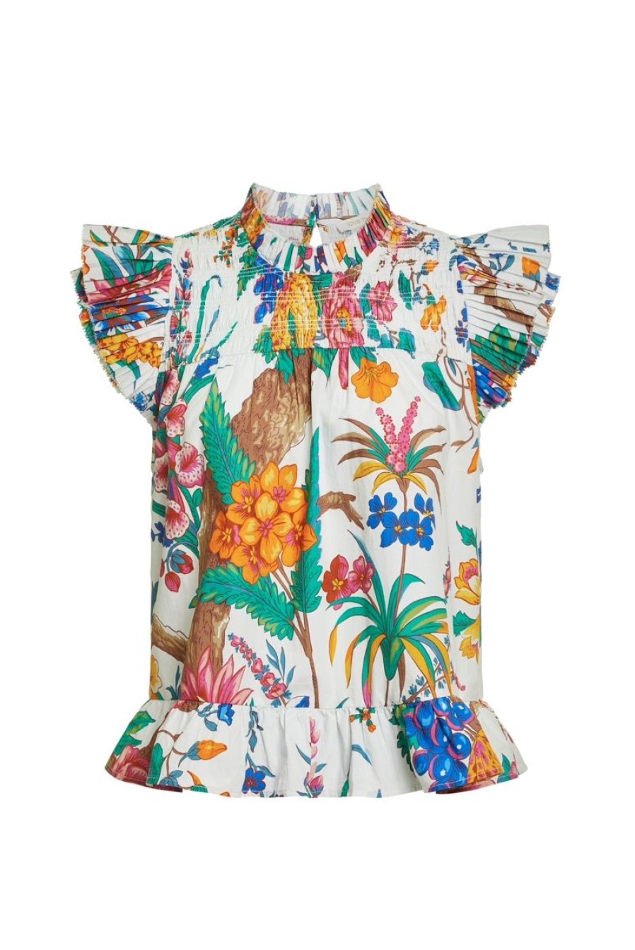 Women Love The Label Blouses | Poppy Top In Kismet Print