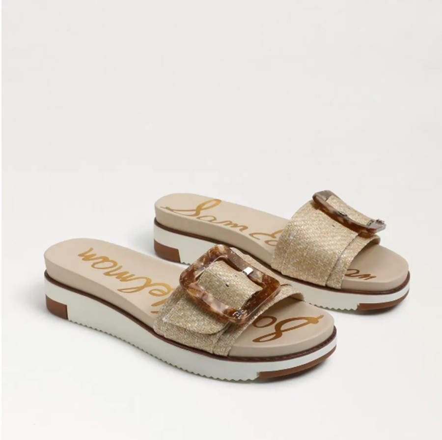 Women Sam Edelman Sandals | Ariane Slide Sandal In Eggshell