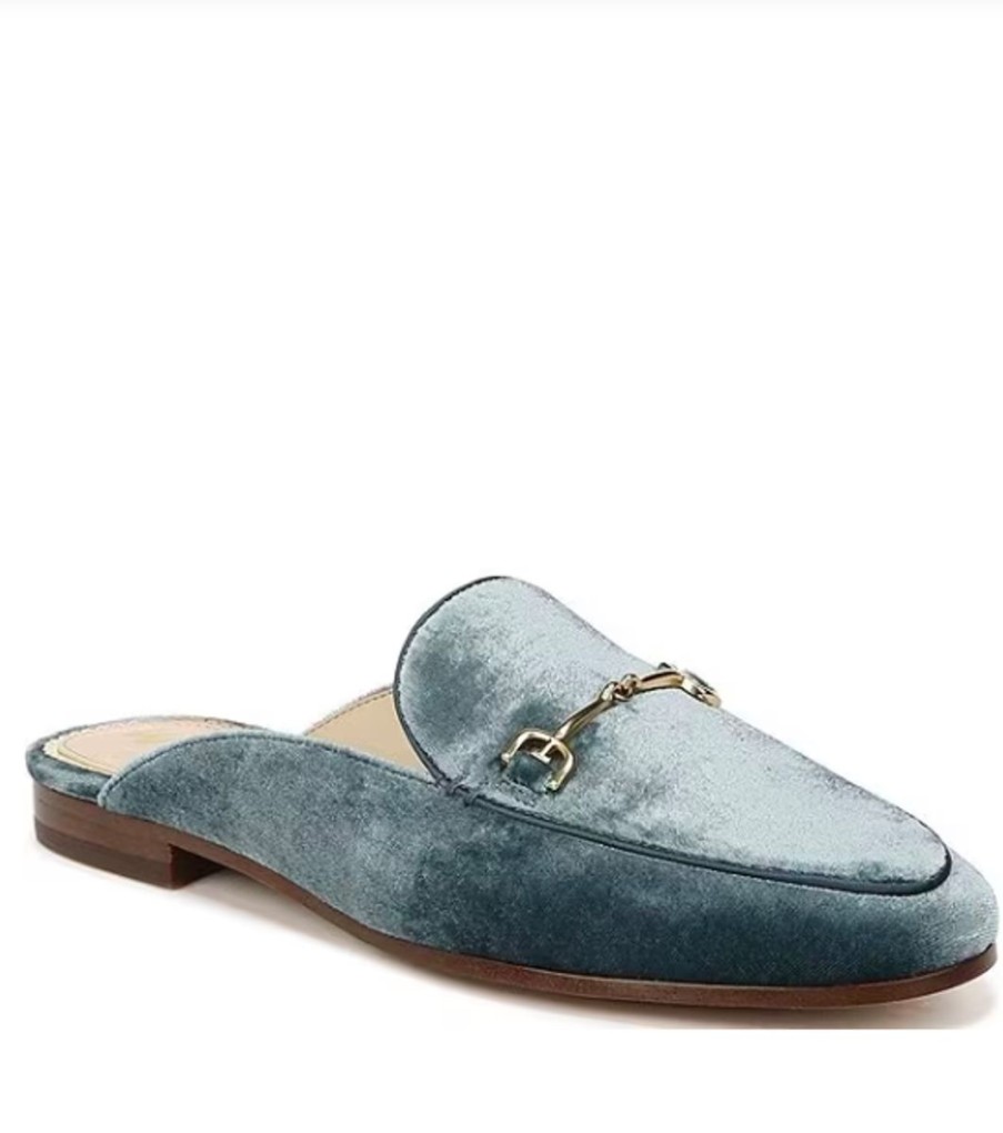 Women Sam Edelman Loafers | Linnie Bit Mule-Washed Teal