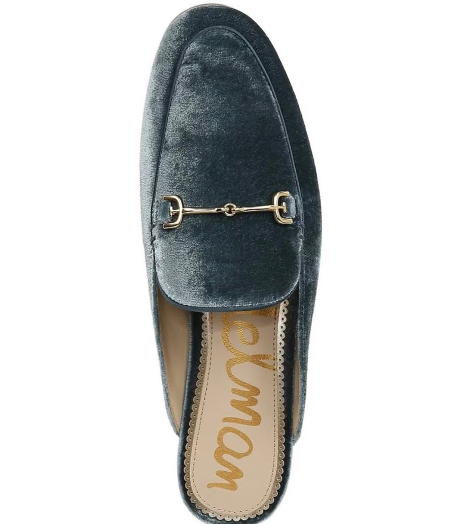 Women Sam Edelman Loafers | Linnie Bit Mule-Washed Teal