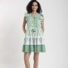 Women Celina Moon Dresses | Floss Mini Dress-Green Vine