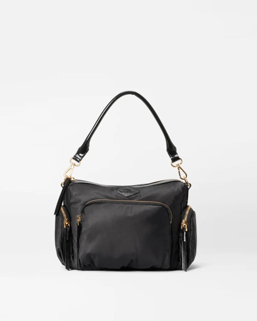 Women MZ Wallace Bags | Black Small Chelsea Crossbody