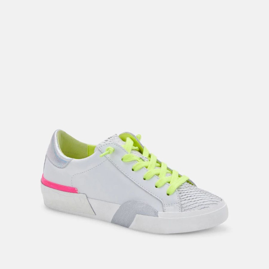 Women Dolce Vita Sneakers | Zina Sneakers Neon Multi Leather