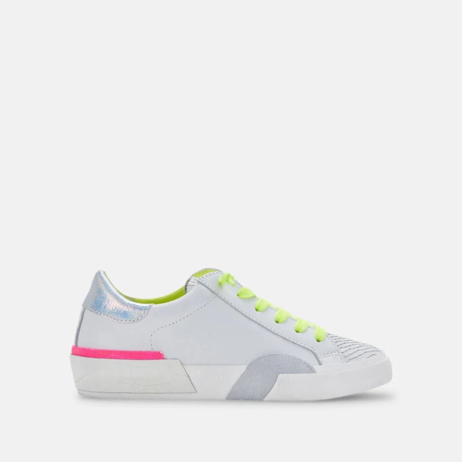 Women Dolce Vita Sneakers | Zina Sneakers Neon Multi Leather