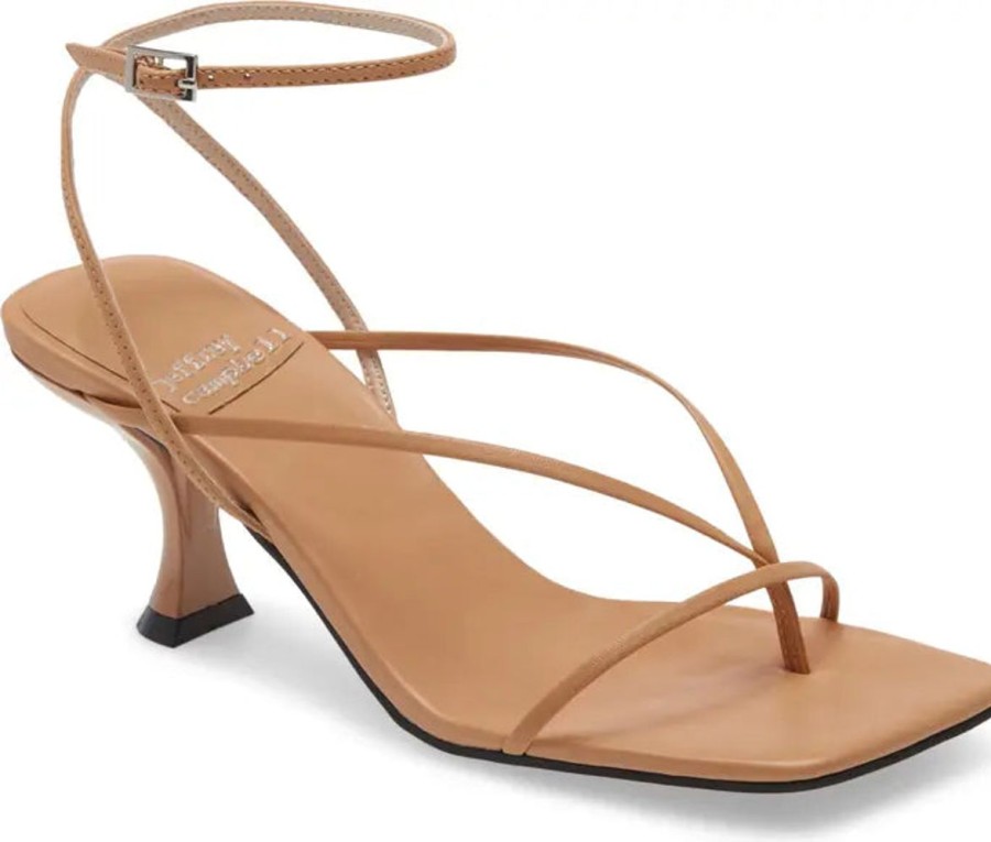 Women Jeffrey Campbell Heels & Wedges | Fluxx Sandal In Nude