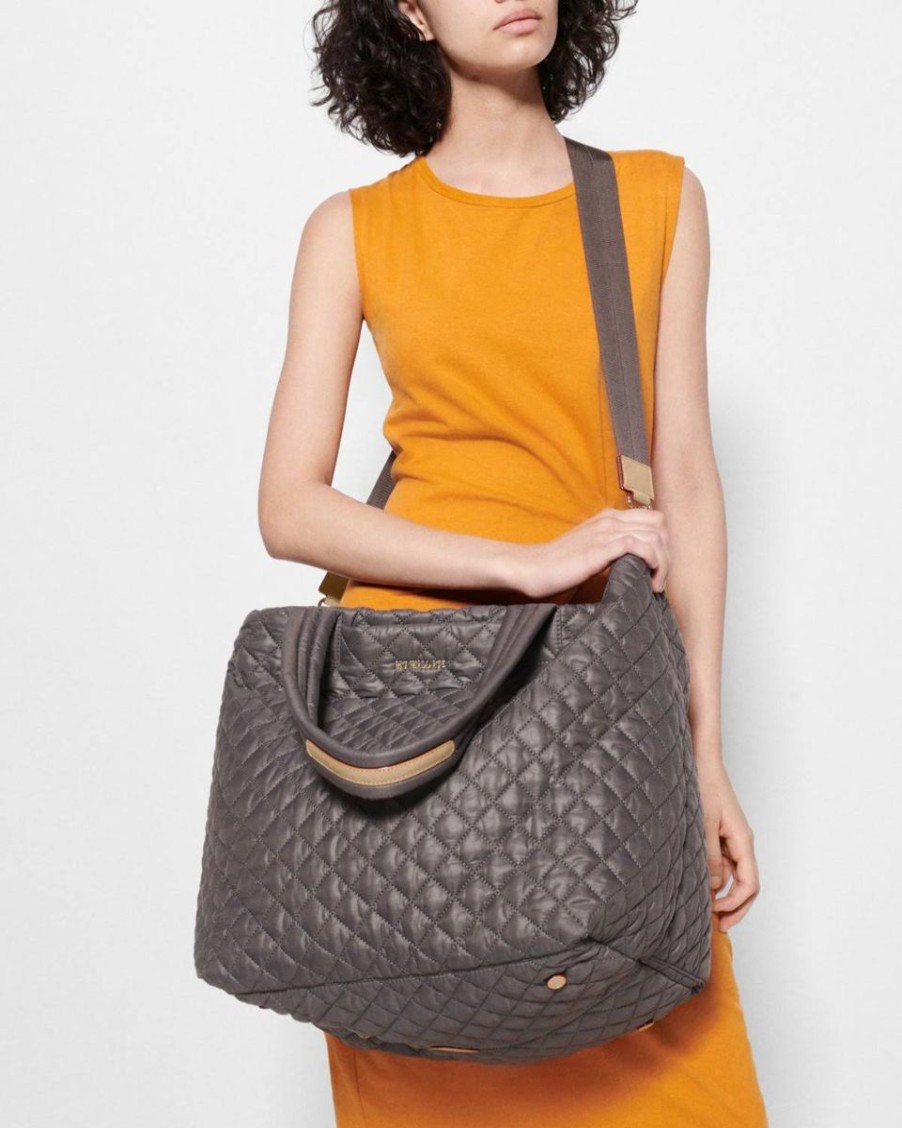 Women MZ Wallace Bags | Large Metro Tote Deluxe In Magnet