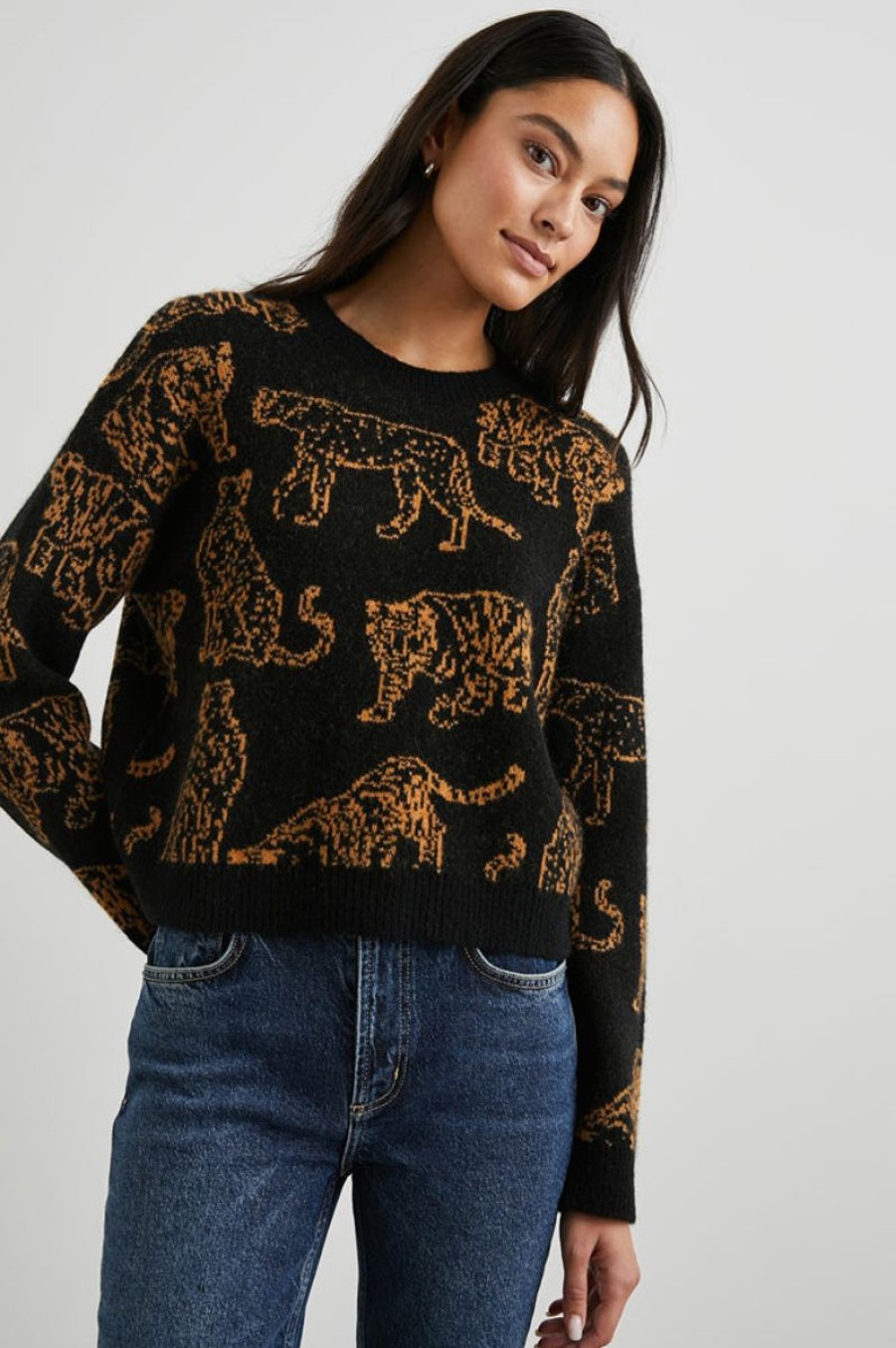 Women Rails Sweaters | Perci Sweater-Camel Wild Cats